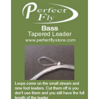 Tapered Leaders for Bass - The Perfect Fly Store