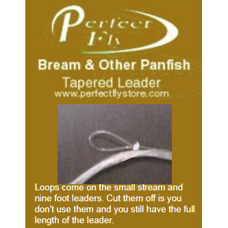Tapered Leaders for Bream and Other Panfish - The Perfect Fly Store