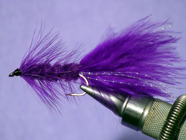 Purple Woolly Bugger - The Perfect Fly Store